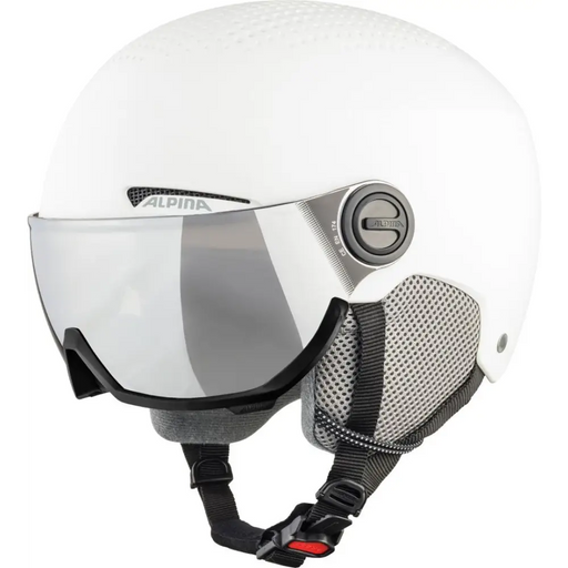 WINTER HELMET ALPINA ARBER VISOR Q-LITE WHITE MATT 54-58