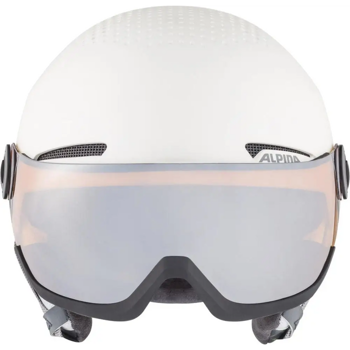 WINTER HELMET ALPINA ARBER VISOR Q-LITE WHITE MATT 54-58