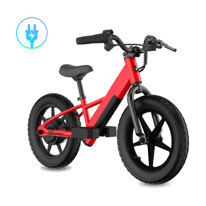 Електрически скутер-тротинетка WISPEED WIKIDS RED ДО 8 КМ/Ч, ПРОБЕГ ДО 5 КМ