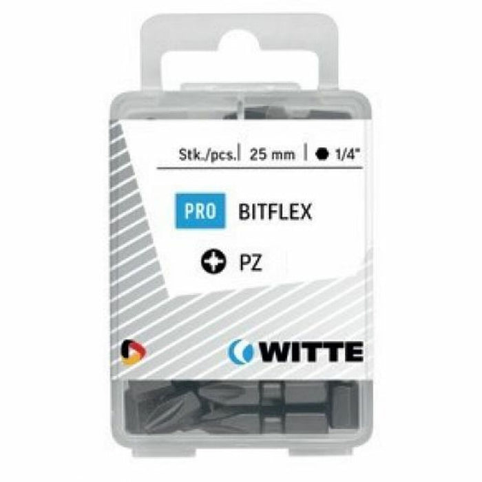 Съвет набор WITTE PZ 2 BITFLEX Pozidriv PZ2 25 броя 25 Части