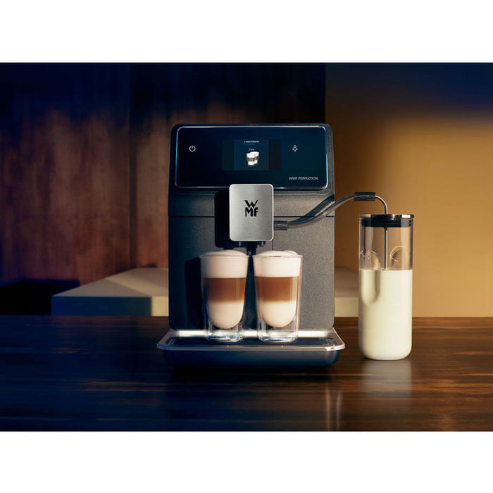 Кафеавтомат WMF PERFECTION 860 CP853D15 2000.00 ml, АВТОМАТИЧНА КАПУЧИНО СИСТЕМА, 15.00 bar, ОПЦИЯ ЗА МЛЯНО КАФЕ, ЧЕРЕН