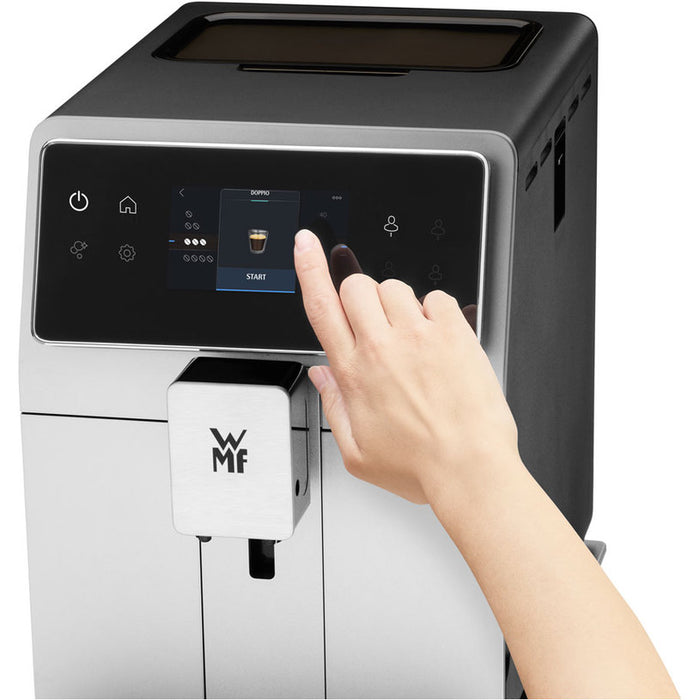 Кафеавтомат WMF PERFECTION 760 CP823A10 2000.00 ml, АВТОМАТИЧНА КАПУЧИНО СИСТЕМА, 15.00 bar, ОПЦИЯ ЗА МЛЯНО КАФЕ, СИВ/ЧЕРЕН