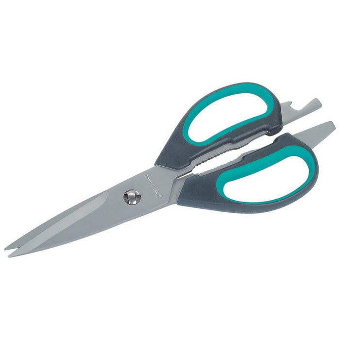 Ножици Wolfcraft Мултифункционалност Стомана Зелен (21,5 cm)