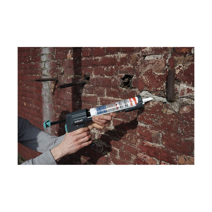 Силиконов пистолет Wolfcraft mg 600 pro Черен