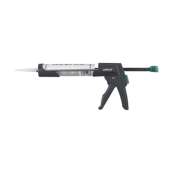 Силиконов пистолет Wolfcraft mg 600 pro Черен