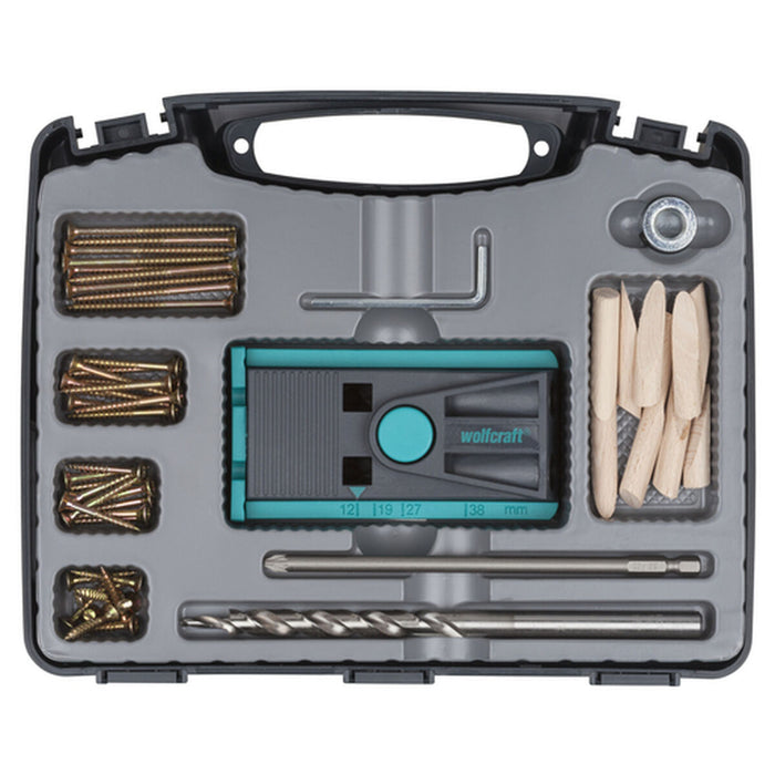 Wood assembly kit Wolfcraft undercover-jig PZ 4642000 55 Части