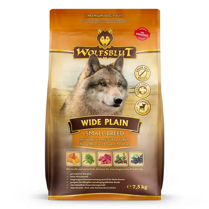 WOLFSBLUT Wide Plain Small breeds Кон със сладки картофи