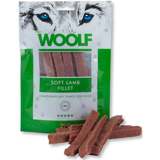 WOOLF Soft Lamb Fillets - лакомство за кучета - 100гр