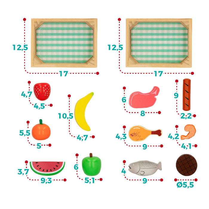 Комплект за Хранене Играчка Woomax 46471 (12 pcs)