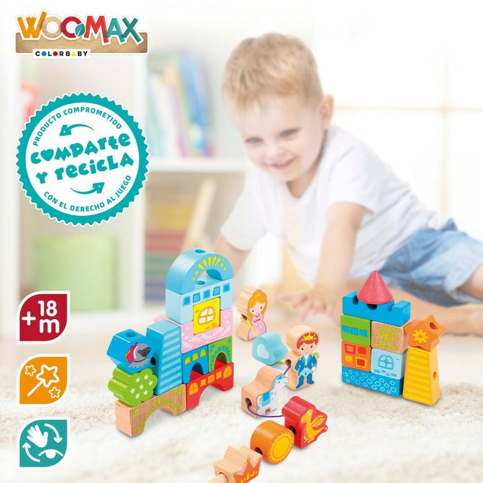 Строителна Игра Woomax 32 Части (6 броя)