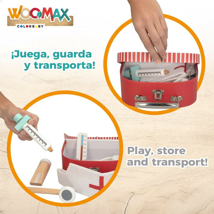 Играчка, Медицинска Чанта с Аксесоари Woomax (6 броя)
