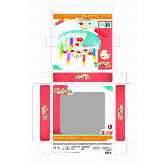 Дървена Игра Woomax Tarta 26 Части (6 броя)