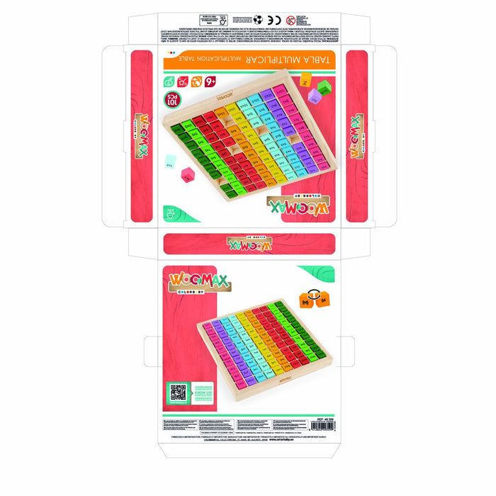 Игра за Умения Woomax 101 Части 19 x 2 x 19 cm (6 броя)