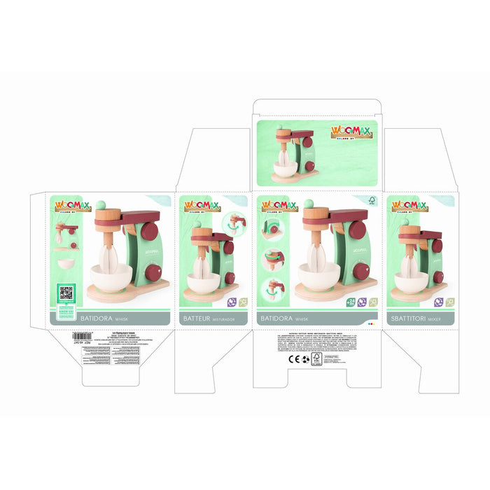 играчка Блендер Woomax 10 x 18 x 17 cm (6 броя)