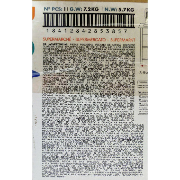 Супермаркет за Играчки Woomax 28 Части 48 x 70 x 30 cm