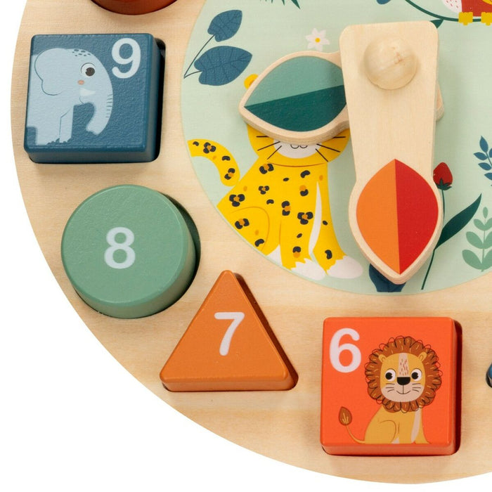 Образователна Игра Woomax Животни Часовник (6 броя)