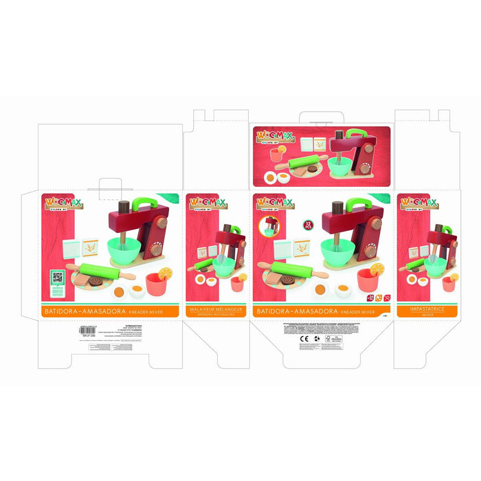 Играчка Уред Woomax 12 Части 20 x 22,5 x 8 cm (4 броя)