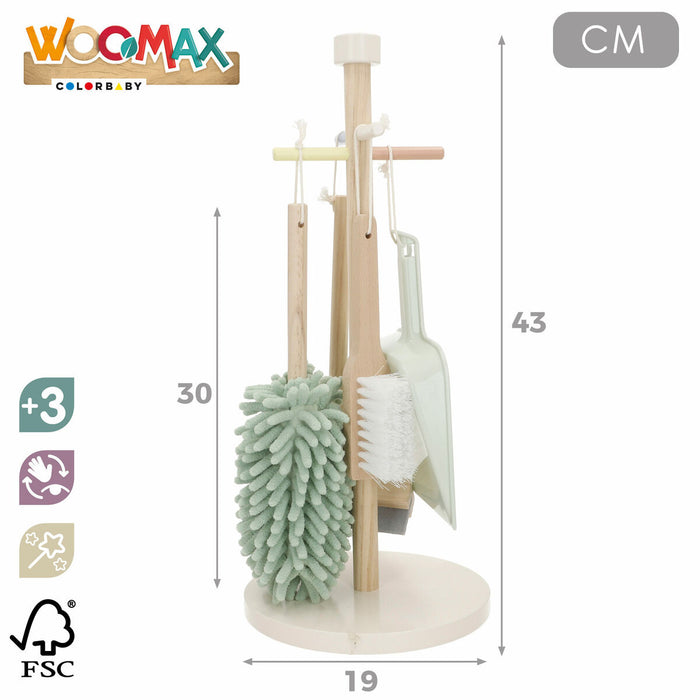 Комплект за почистване и съхранение Woomax 19 x 43 x 19 cm 5 Части (6 броя)