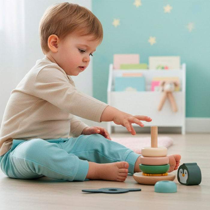 Дървена Игра Woomax 22 x 22 x 6 cm (2 броя)