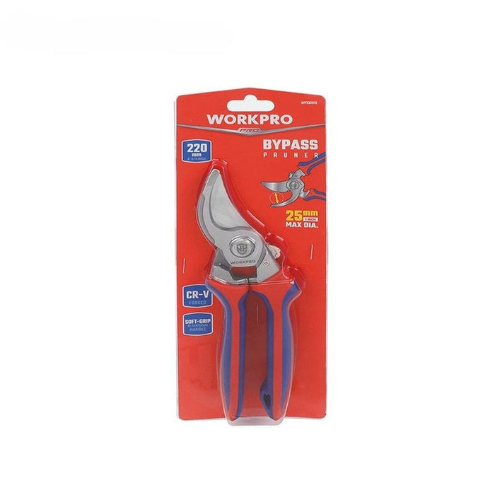 Ножици за подрязване Workpro 220 mm Bypass 25 mm