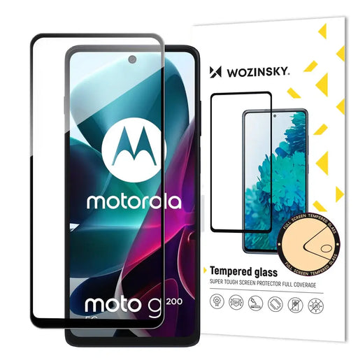 Wozinsky Full Glue Tempered Glass Motorola Moto G200 5G 9H