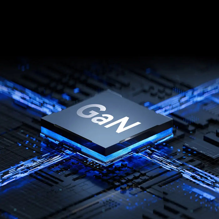 Wozinsky GaN 65W зарядно с 2xUSB-C USB порта с 65W CC кабел