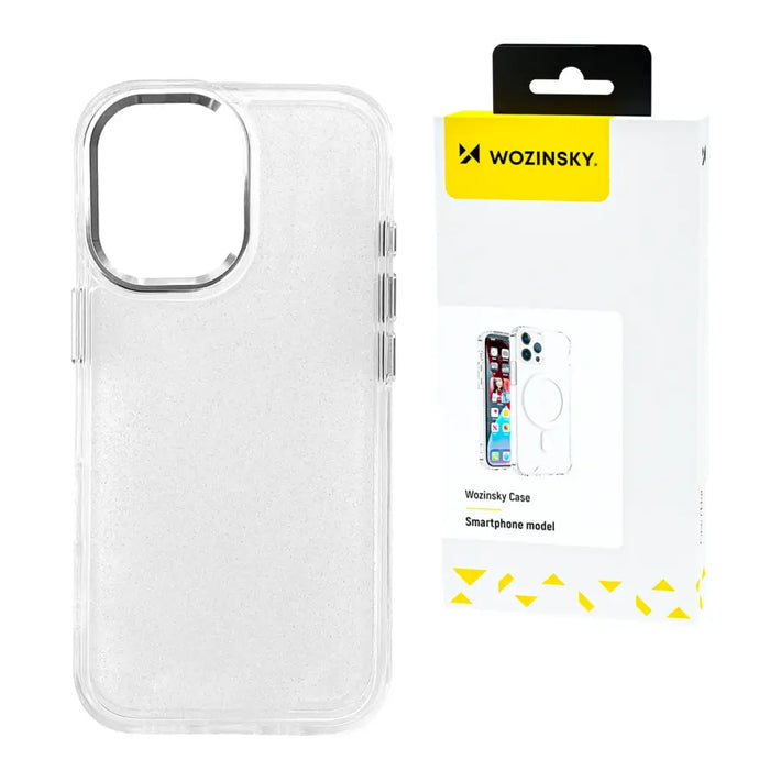 Wozinsky Glitter Case за Samsung Galaxy S25 + - Прозрачен