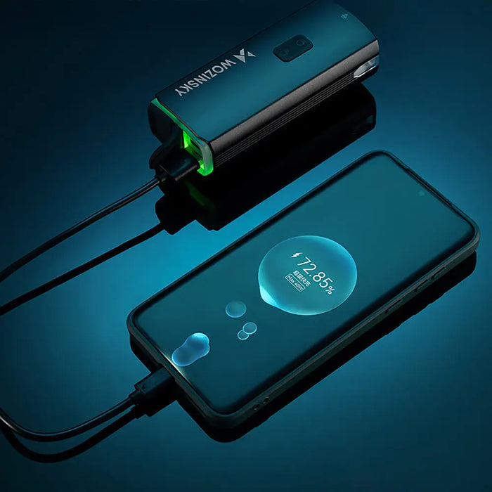 Wozinsky Предна Велосипедна Светлина + USB-C Кабел (3000