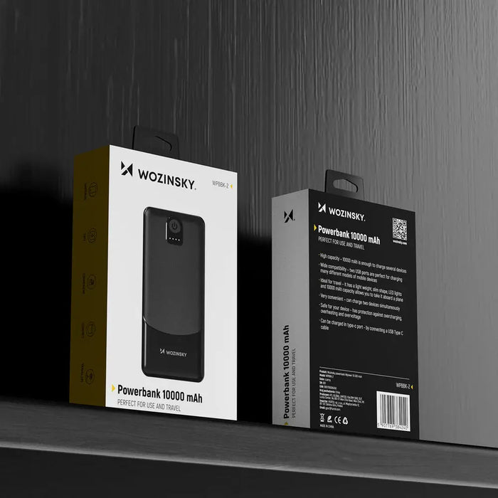 Wozinsky Преносима батерия Powerbank Wpower 10 000 mah