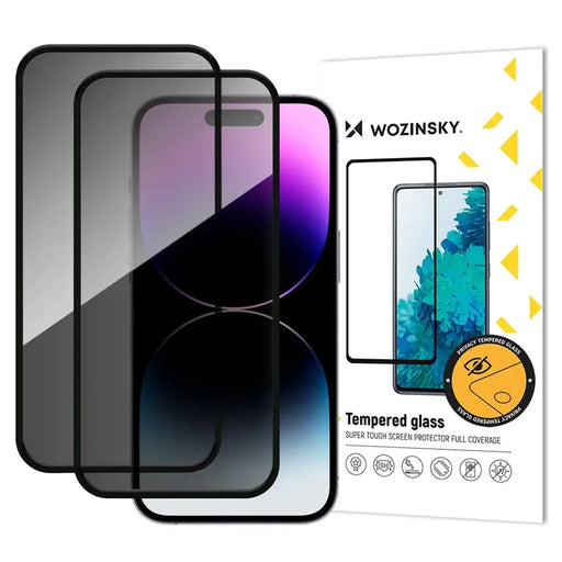 Wozinsky Privacy Glass закалено стъкло за iPhone 17 / 16