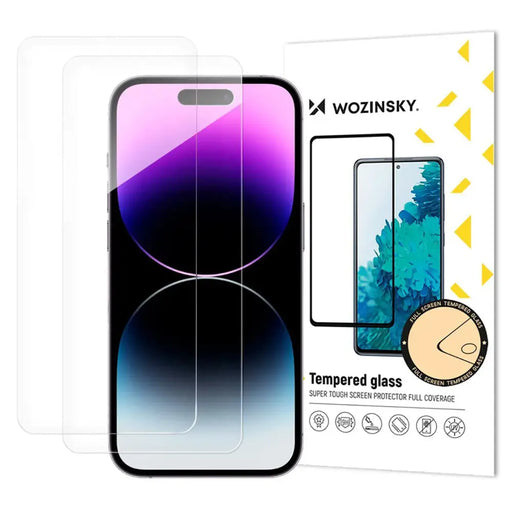 Wozinsky Tempered Glass 2-Pack за iPhone 17 Pro / 16 Pro