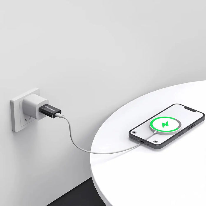 Wozinsky WAAC-01 USB-A - USB-C OTG адаптер - черен