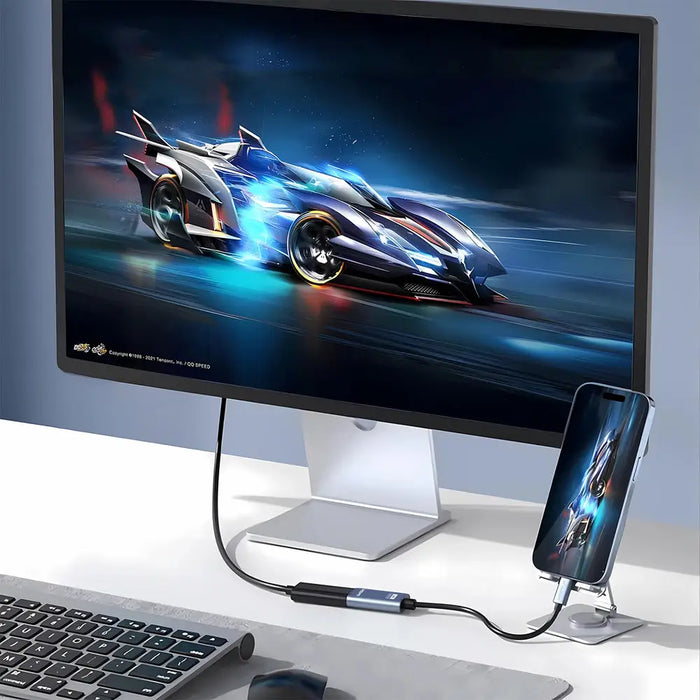 Wozinsky WACH-01 USB-C - HDMI 4K 60Hz адаптер - черен