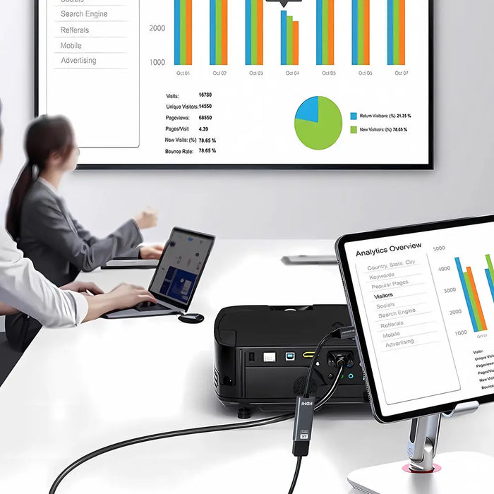 Wozinsky WACH-01 USB-C - HDMI 4K 60Hz адаптер - черен