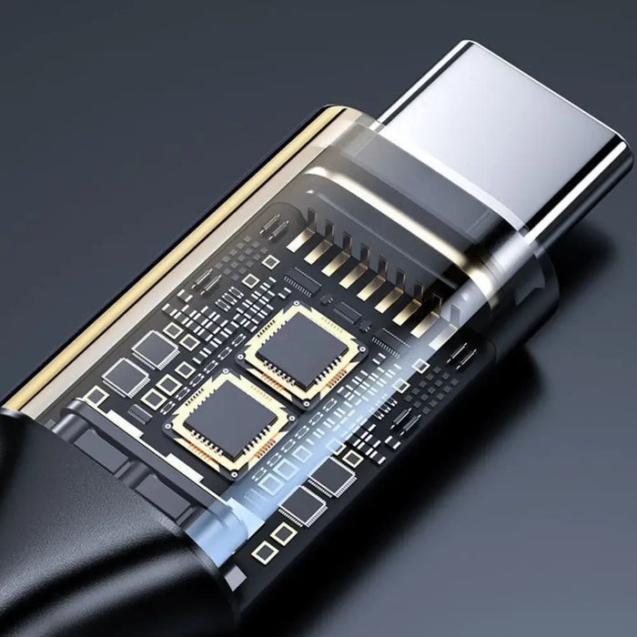 Wozinsky WACM-01 USB-C адаптер - 3.5 мм мини жак - черен