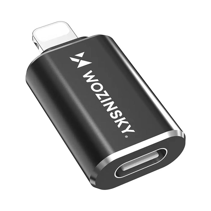 Wozinsky WALC-01 Lightning към USB-C адаптер - черен