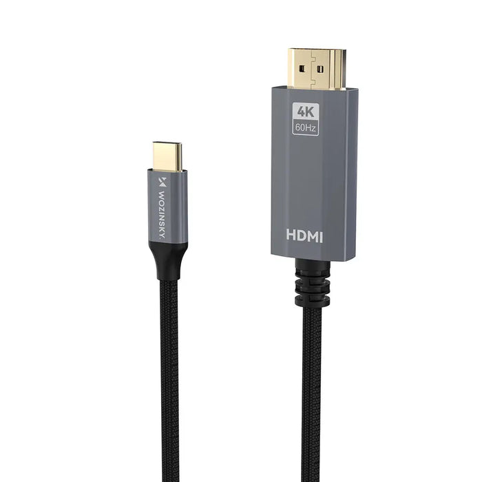 Wozinsky WCCH-01 USB-C - HDMI 4K 60Hz кабел 1.8 м - черен