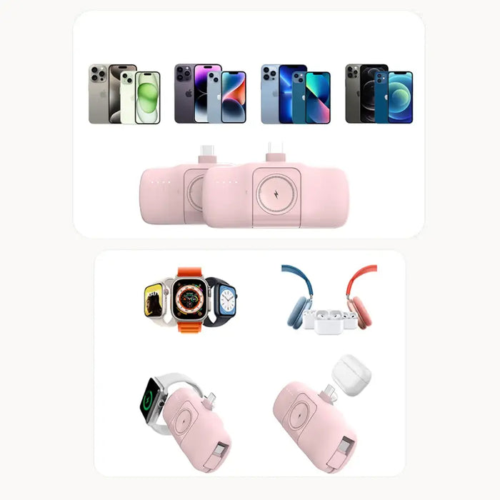 Wozinsky WF16-YCS 5000mAh 15W USB-C Mini Преносима батерия