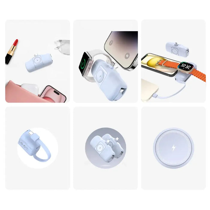 Wozinsky WF16-YCS 5000mAh 15W USB-C Mini Преносима батерия