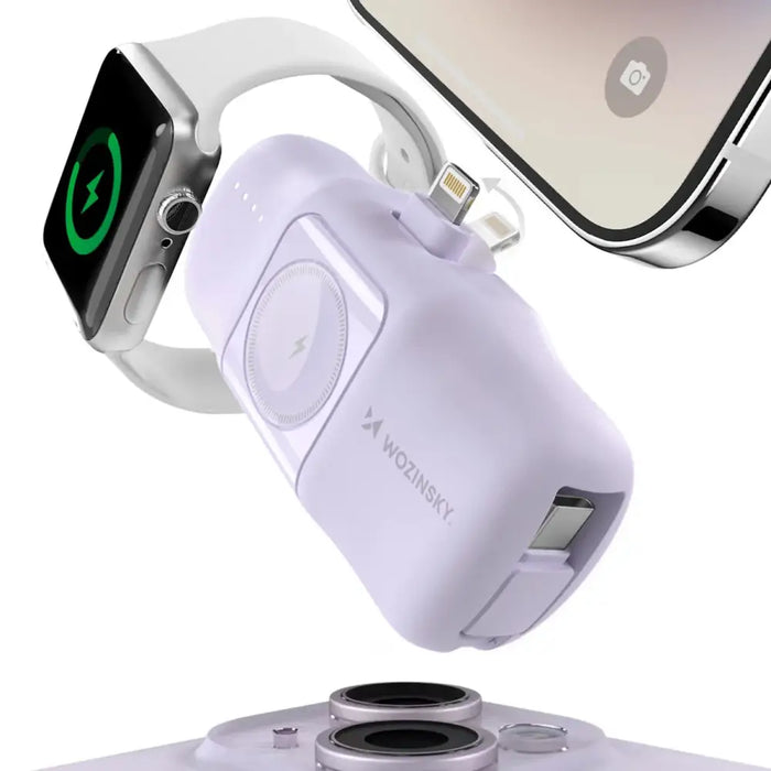 Wozinsky WF16-YLS 5000mAh 15W Lightning Mini Преносима