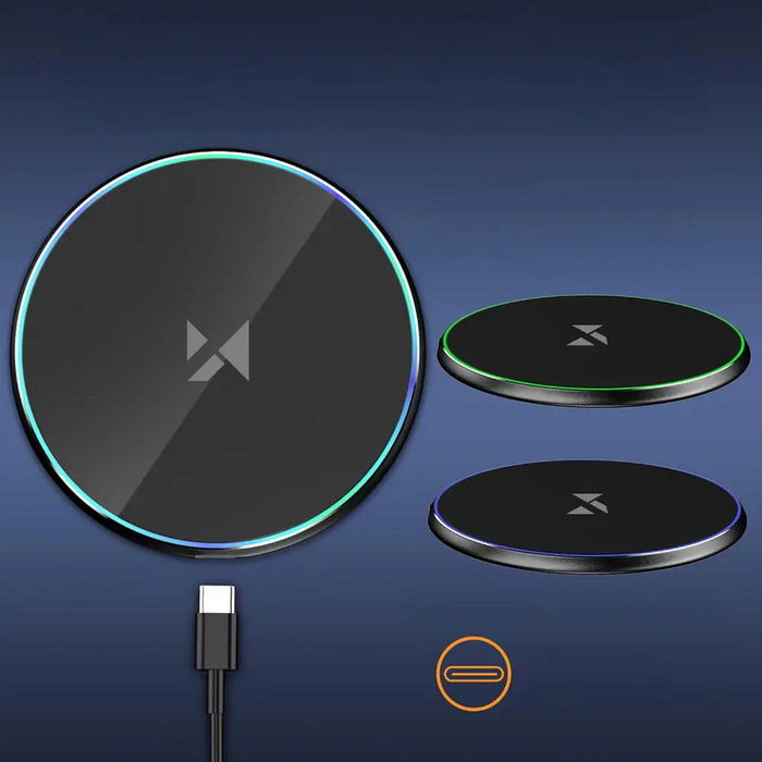 Wozinsky WLI-01Y 15W Qi индуктивно зарядно с USB-C кабел