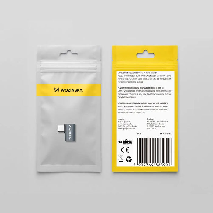 Wozinsky WPKB-01 USB-C - USB-C 40Gb/s 240W 8K OTG странично