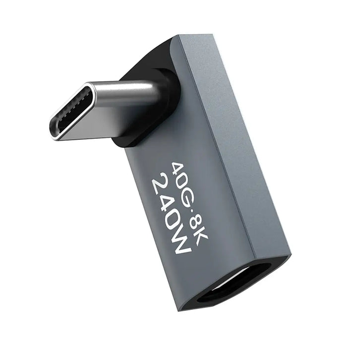 Wozinsky WPKF-01 USB-C - USB-C 40Gb/s 240W 8K OTG ъглов