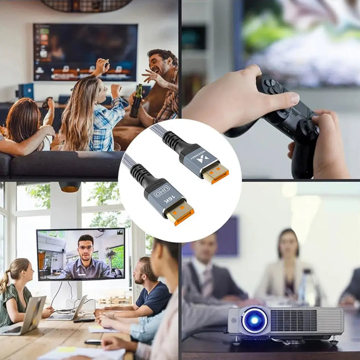 Wozinsky WPS-16AYL3S DisplayPort 2.1 кабел VESA