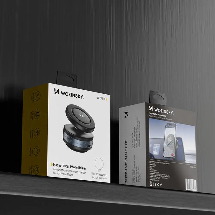 Wozinsky WUSQ-01 Държач за кола с Qi зарядно съвместим