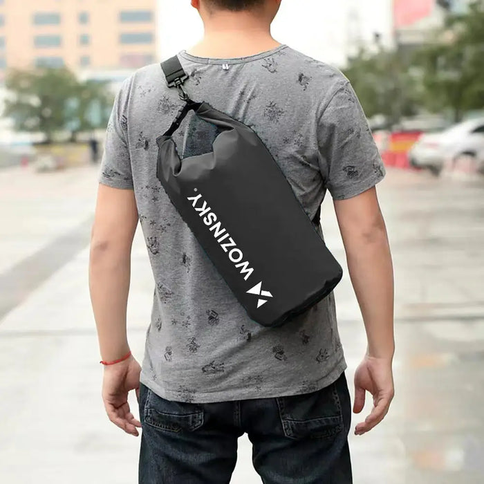 Wozinsky WWK-10 водоустойчива чанта за SUP каяк 10л - черна