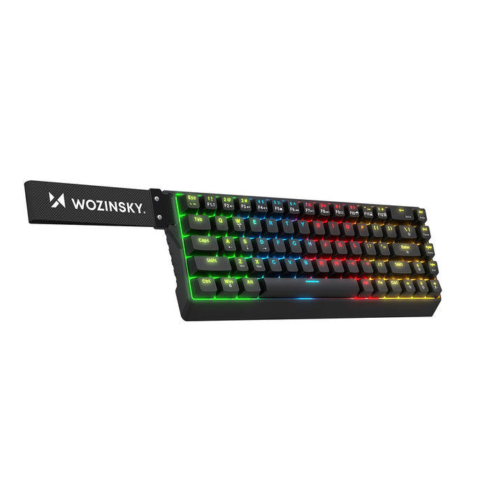 Механична геймърска клавиатура Wozinsky WKGP-1165 с RGB подсветка - черна