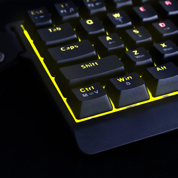 Механична геймърска клавиатура Wozinsky WKGP-1165 с RGB подсветка - черна