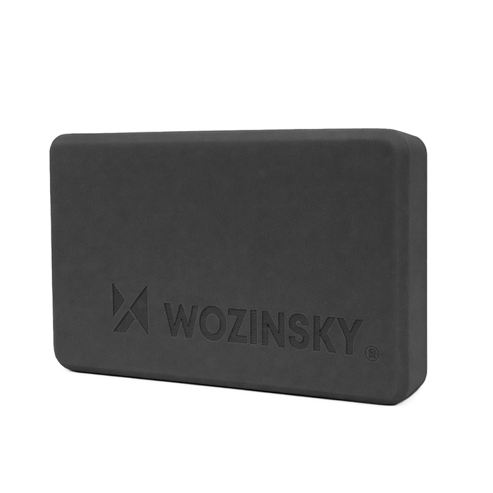 Йога куб Wozinsky WKDJ-B за пилатес и стречинг - черен
