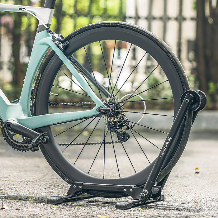 Сгъваема стойка за сервизни велосипеди Wozinsky WSR-01 - черна